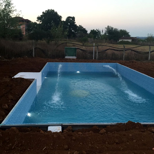 Строительство сборных бассейнов в Бодруме Esra Hanım